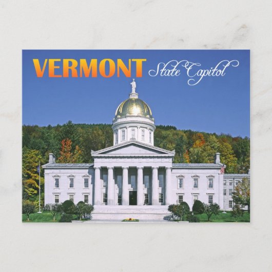 Carte Postale Immeuble du Vermont State Capitol, Montpelier (Devant)