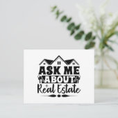 Carte postale Immobilier (Debout devant)