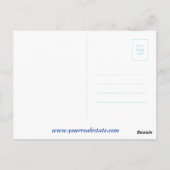 Carte postale Immobilier (Dos)