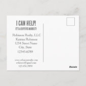 Carte Postale Immobilier Acheter Un Mailer Marketing Maison (Dos)