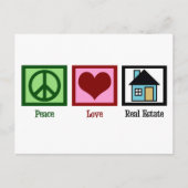 Carte Postale Immobilier Amour Paix (Devant)