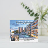 Carte Postale Immobilier annonce annonce annonce marketing (Debout devant)