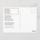 Carte Postale Immobilier Courrier Direct Gris (Dos)