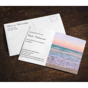 Carte Postale Immobilier de la zone estivale ou tropicale
