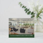 Carte Postale Immobilier de luxe (Debout devant)