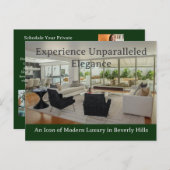 Carte Postale Immobilier de luxe (Devant / Derrière)