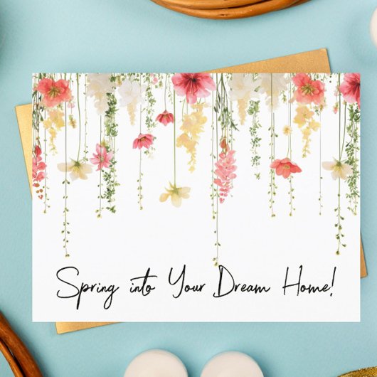 Carte Postale Immobilier du marché de printemps