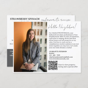 Carte Postale Immobilier Intro avec recette