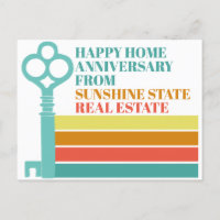 Immobilier Joyeux Anniversaire Maison Rétro Rayé