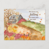 Carte Postale Immobilier Maison Vente Automne Marketing Mailler (Devant)