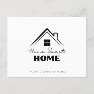 Carte Postale Immobilier Marketing Home Sweet Home 