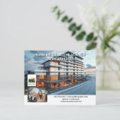 Carte Postale Immobilier marketing modifiable nouvelles propriét (Debout devant)