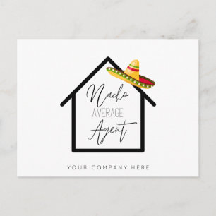 Carte Postale Immobilier Nacho Agent moyen promotion