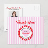 Carte Postale Immobilier Photo plus doux Valentines Jour (Devant / Derrière)