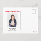 Carte Postale Immobilier Photo plus doux Valentines Jour (Dos)