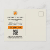 Carte Postale Immobilier Photo Professionnel Juste répertorié (Dos)