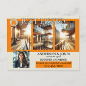 Carte Postale Immobilier Photo Professionnel Juste répertorié (Devant)