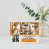 Carte Postale Immobilier Photo Professionnel Juste répertorié (Debout devant)