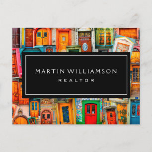 Carte Postale Immobilier professionnel Moderne Portes Classiques