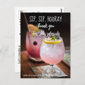 Carte Postale immobilier sip sip hooray référentiels Faire-part (Devant / Derrière)