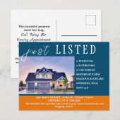 Carte Postale Immobilier Unique récemment listé (Devant / Derrière)