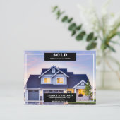 Carte Postale Immobilier vendu (Debout devant)