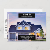 Carte Postale Immobilier vendu (Devant / Derrière)