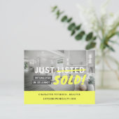 Carte Postale Immobilier vendu unique (Debout devant)