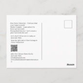 Carte postale immobilière de printemps (Dos)