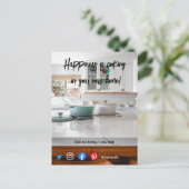 carte postale immobilière drôle cuisine nouvelle m (Debout devant)