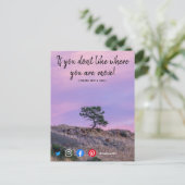 carte postale immobilière drôle vous n'êtes pas un (Debout devant)