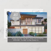 Carte postale IMMOBILIÈRE JUSTE ÉNUMÉRÉE (Devant / Derrière)