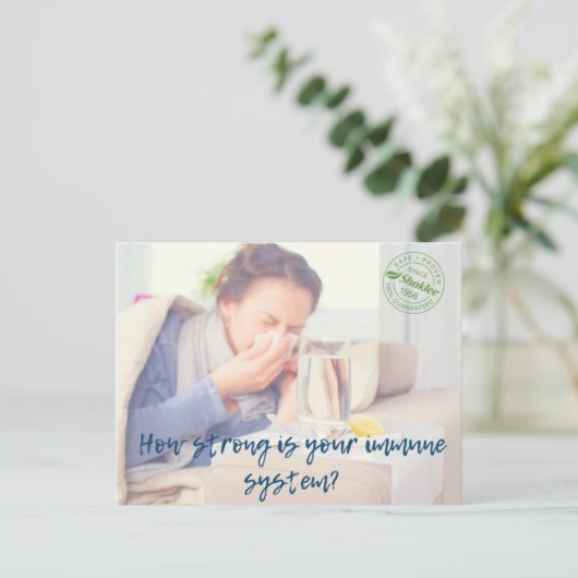 Carte postale Immunité (Debout devant)