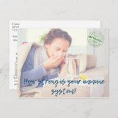 Carte postale Immunité (Devant / Derrière)