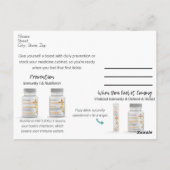 Carte postale Immunité (Dos)