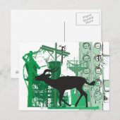 Carte postale Impala Abstraite (Devant / Derrière)