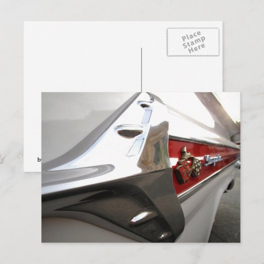Carte Postale impala chevy (Devant / Derrière)