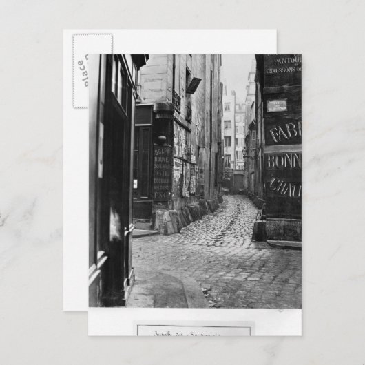 Carte Postale Impasse du Bourdonnais (Devant / Derrière)