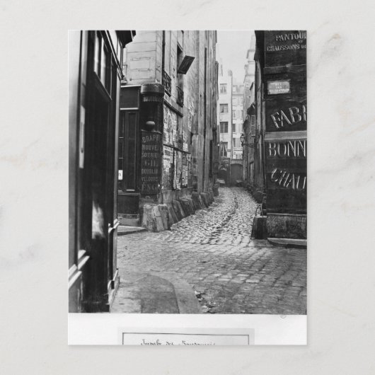 Carte Postale Impasse du Bourdonnais (Devant)