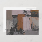 Carte Postale Impasto Abstrait I (Devant / Derrière)