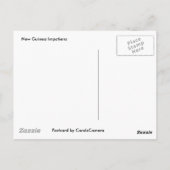 Carte postale Impatiens rose blanc (Dos)