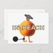 Carte Postale Impeach / Anti Trump, (Devant / Derrière)