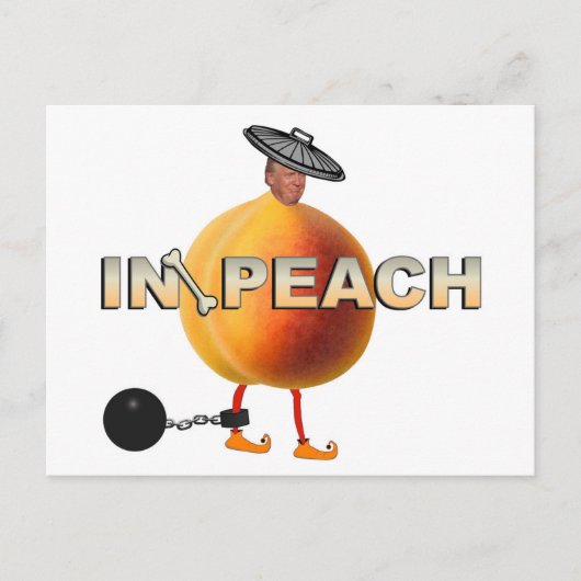 Carte Postale Impeach / Anti Trump, (Devant)