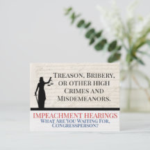 Impeach Trump High Crimes Misdemeanors Justice