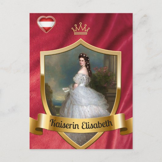 Carte Postale Impératrice Elisabeth (Devant)