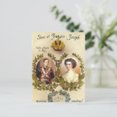 Carte Postale Impératrice Elisabeth d'Autriche & Empereur (Debout devant)