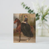 Carte Postale Impératrice Elisabeth d'Autriche, Sissi, Sisi en a (Debout devant)