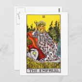 Carte Postale impératrice-tarot (Devant / Derrière)