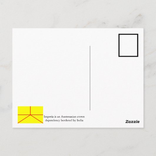 Carte postale Imperia (Dos)