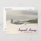 Carte Postale Imperial Airways (Devant / Derrière)